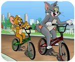 Tom và Jerry đua xe đạp