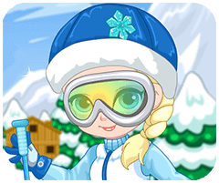 Elsa trượt tuyết